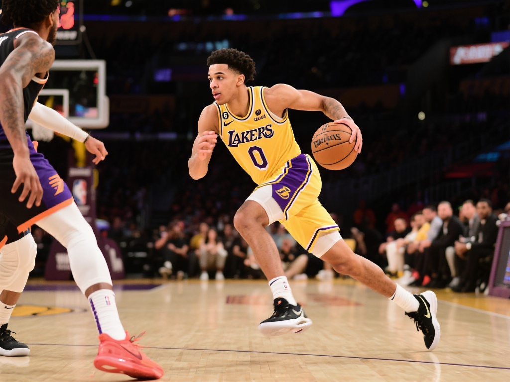 在比赛中，里夫斯展现了他作为年轻后卫的出