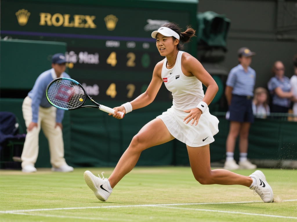 郑钦文首进草地赛事四强不仅是一场竞技成绩